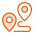 Location pins icon.